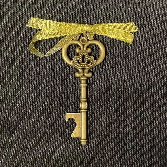 Antique style gold skeleton bottle openers. NIP SET OF 2 - Picture 5 of 9